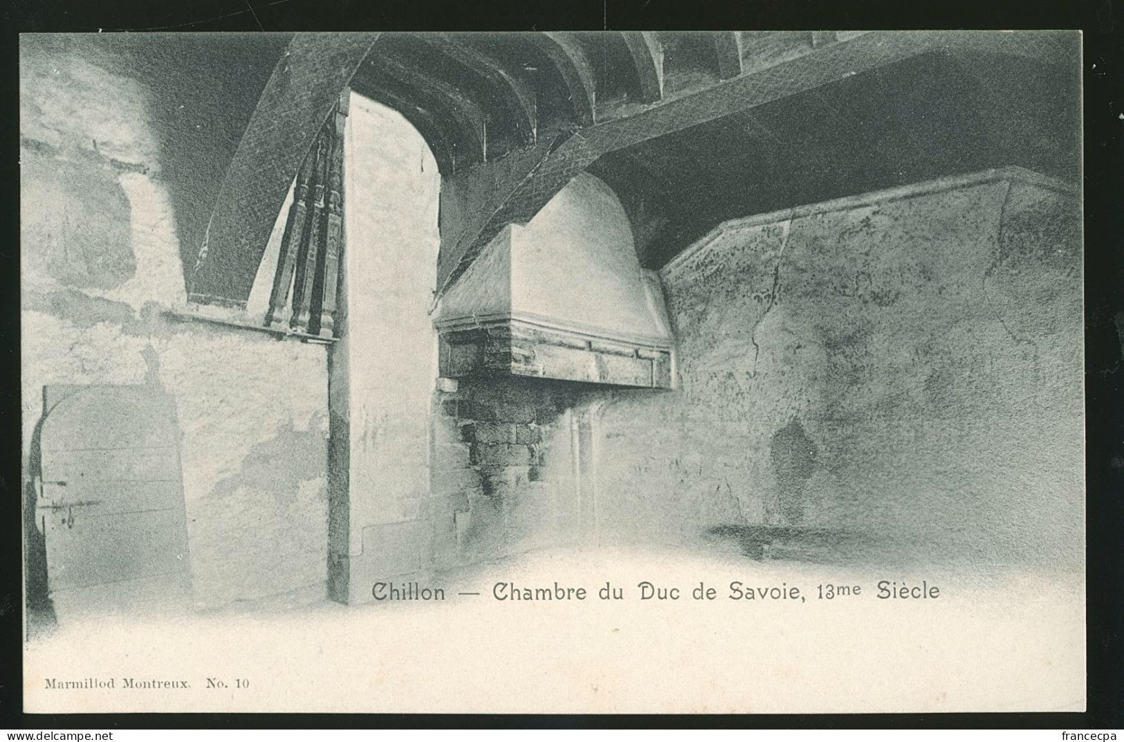 14540 - SUISSE -  CHILLON - Chambre Du Duc De Savoie 13eme Siècle - DOS NON DIVISE - Autres & Non Classés