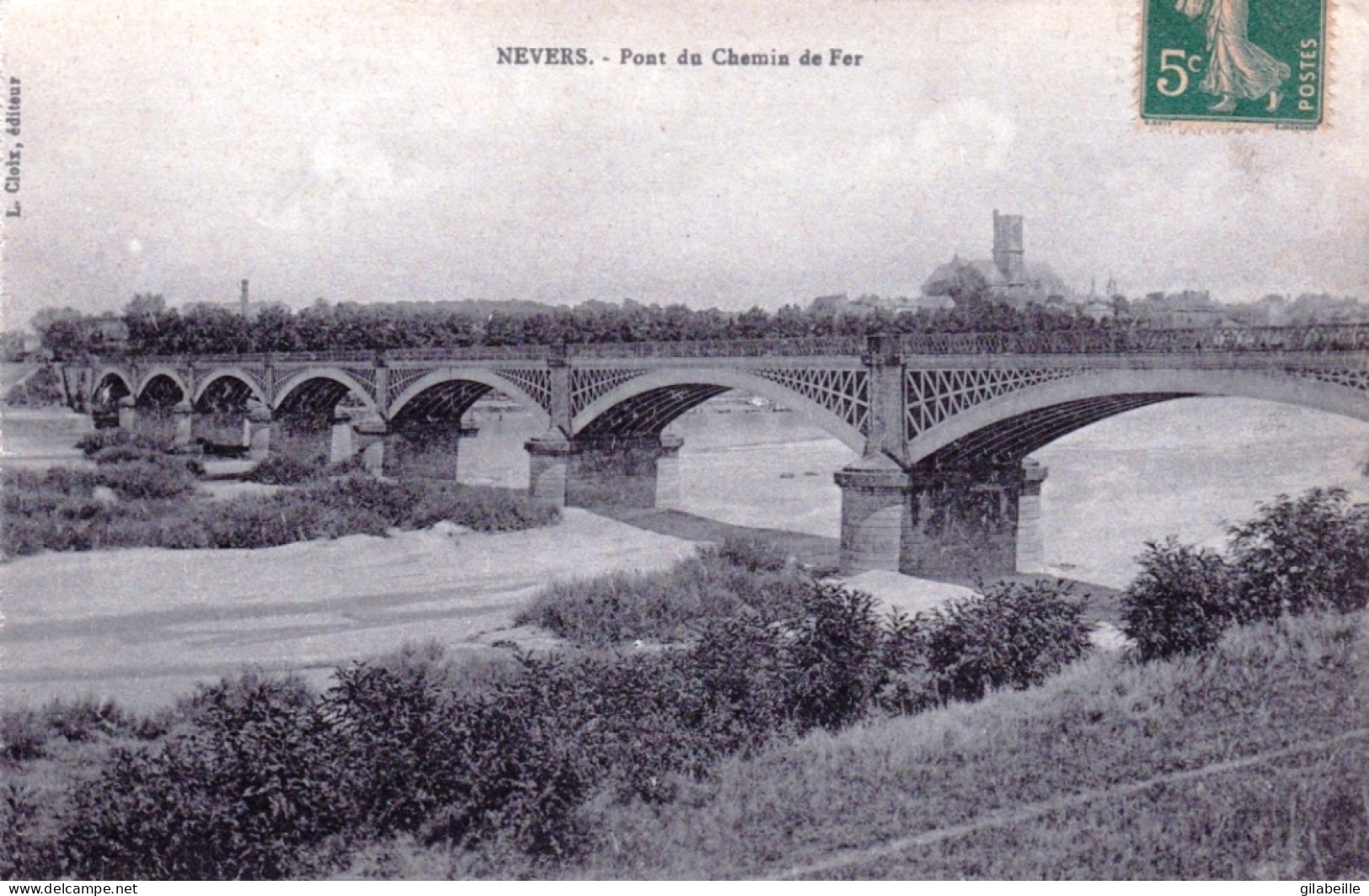 58 - Nievre - NEVERS - Le Pont Du Chemin De Fer - Nevers