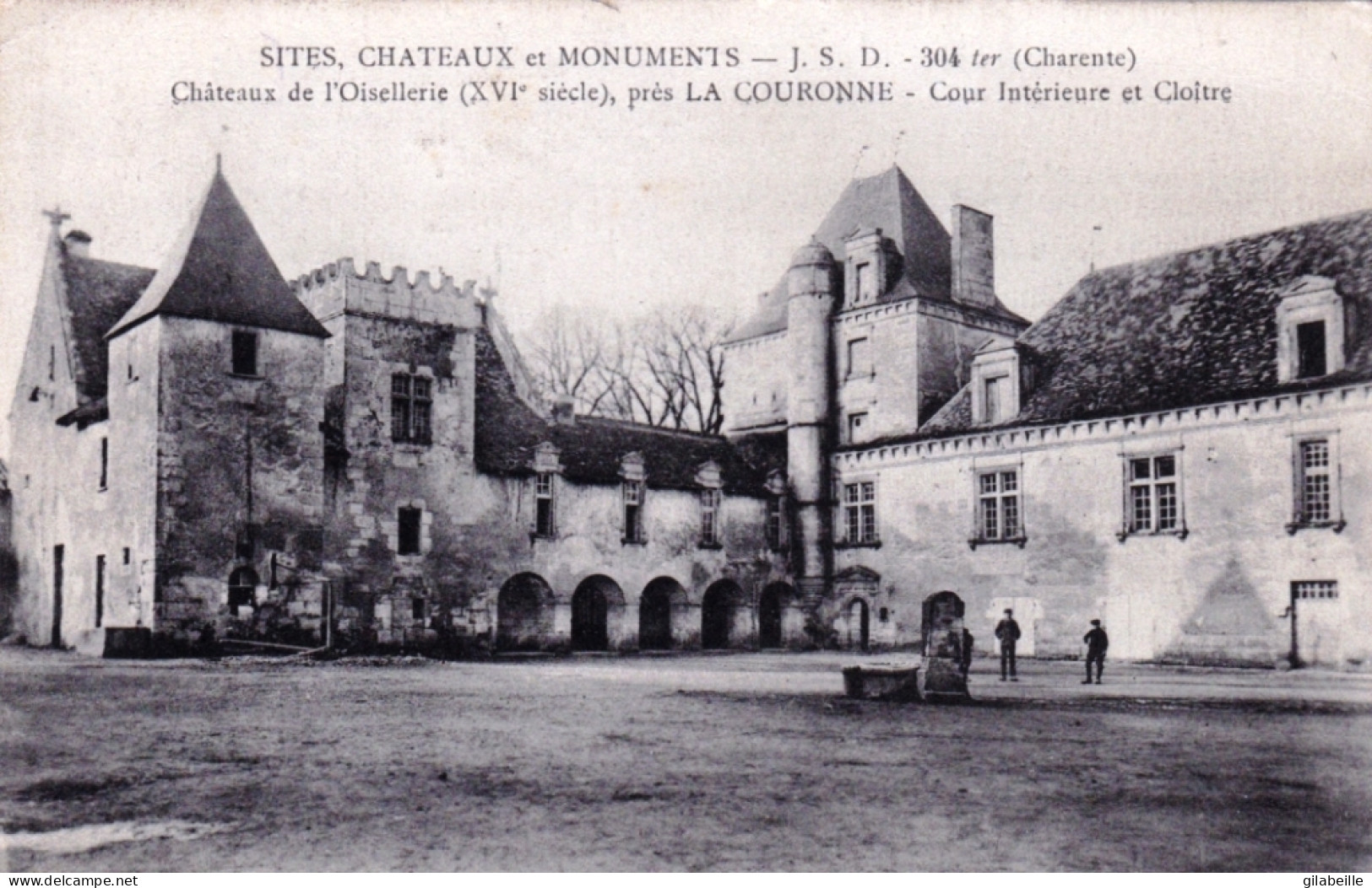 16 - Charente - Chateau De L'Oisellerie ( LA COURONNE ) Cour Interieure Et Cloitre - Altri & Non Classificati