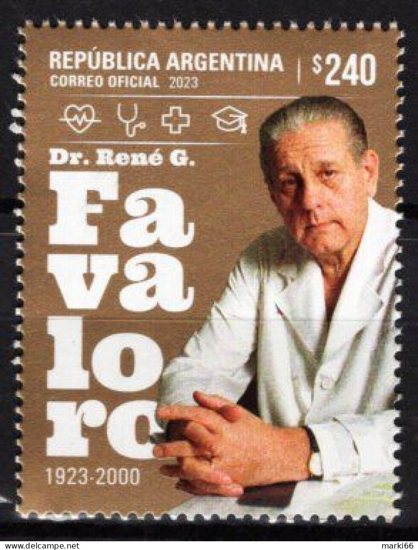 Argentina - 2023 - Centenary Since Dr. René G. Favaloro Birth - Mint Stamp - Nuovi