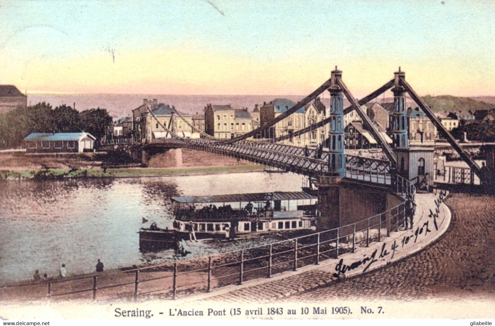 Liege - SERAING  - L' Ancien Pont (15 Avril 1843 Au 10 Mai 1905) - Seraing