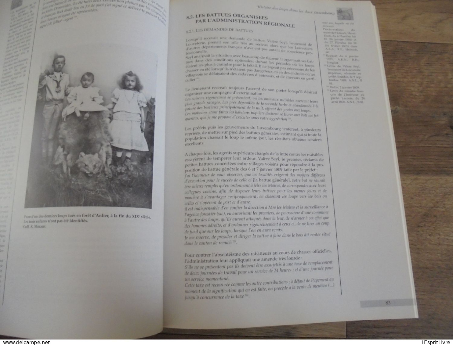 HISTOIRE DES LOUPS DANS LES DEUX LUXEMBOURG Régionalisme Loup Ardenne Braconnage Piège Chasse Folklore Saint Récits