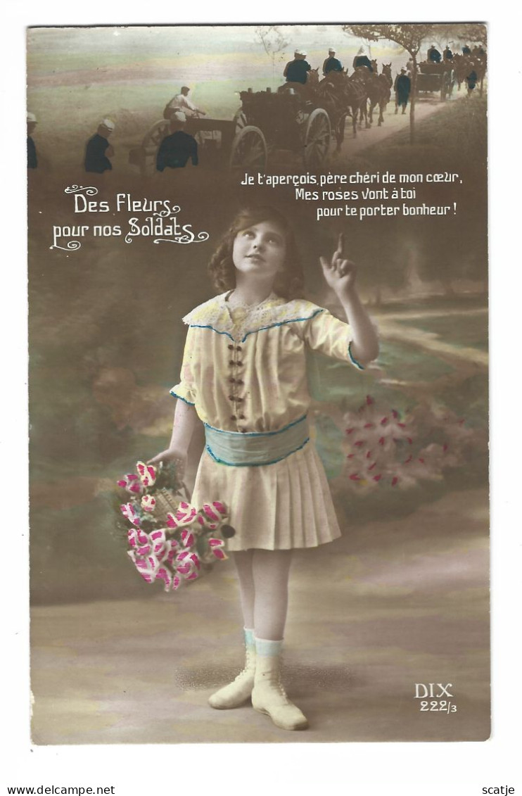 FANTASIE   -   1914    -    Des Fleurs Pour Nos Soldats. - Guerre 1914-18