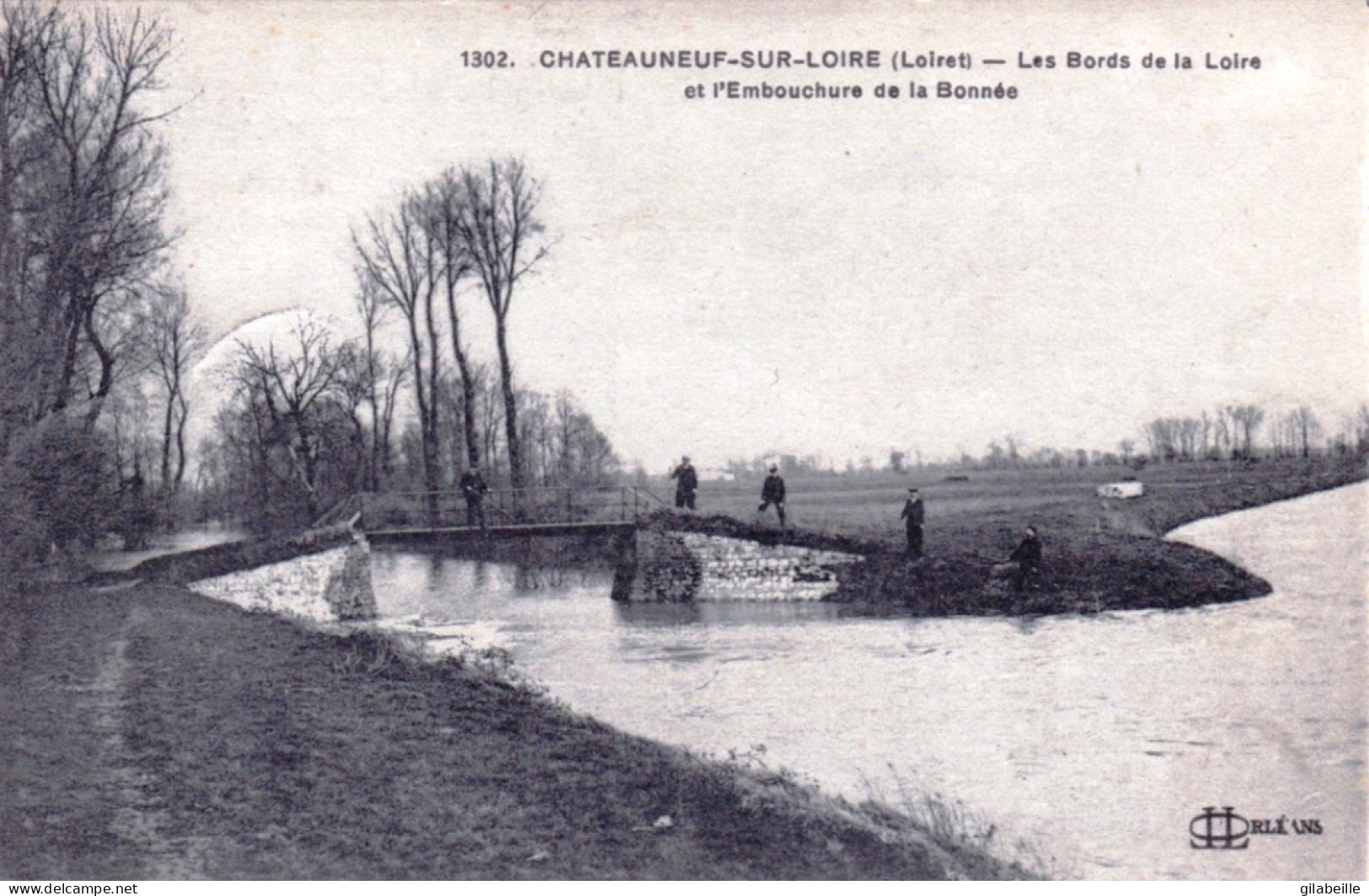 45 - Loiret - CHATEAUNEUF Sur LOIRE - Les Bords De La Loire Et L'embouchure De La Bonnée - Sonstige & Ohne Zuordnung