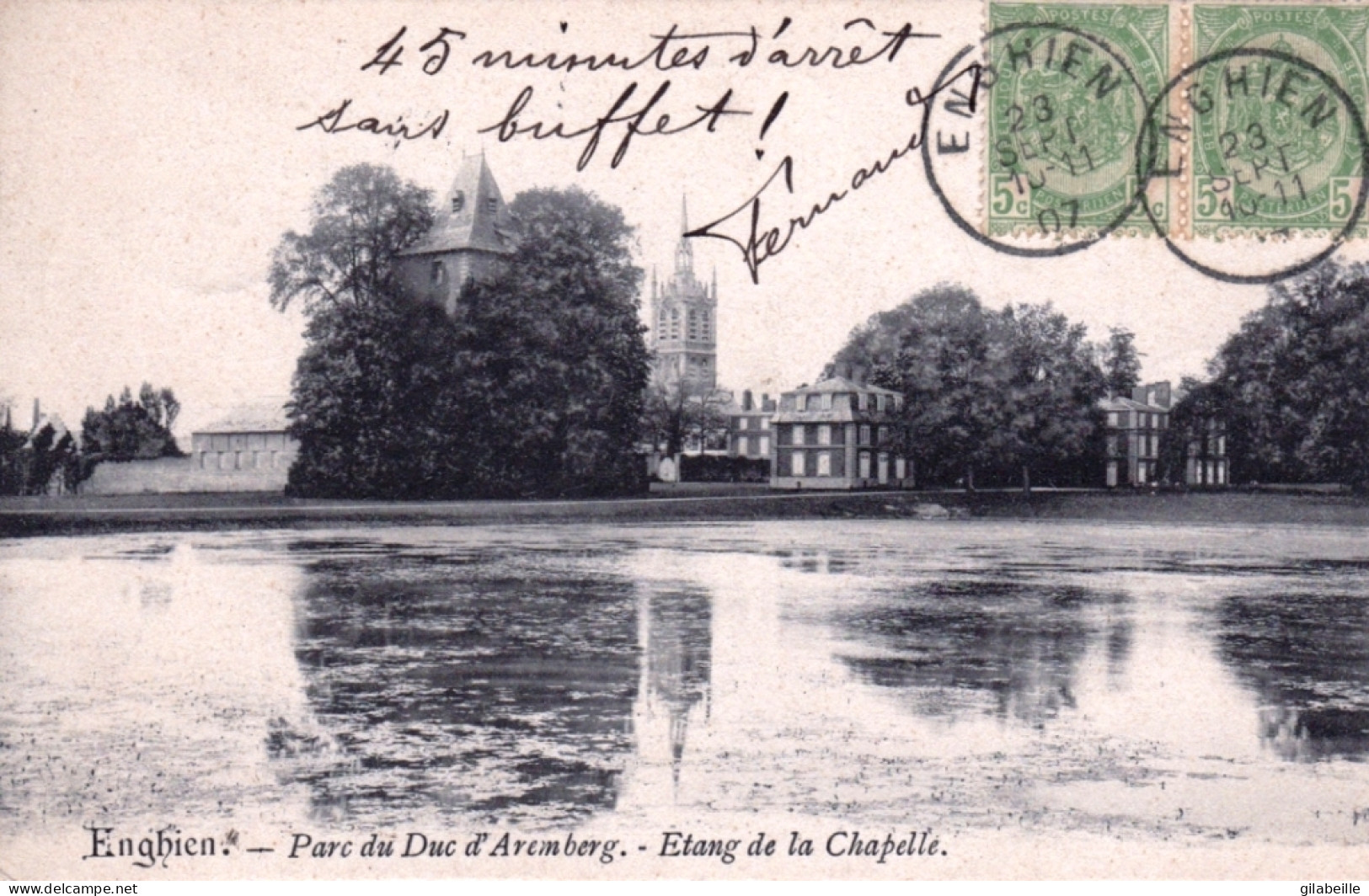 Hainaut - ENGHIEN - Parc Du Duc D'Aremberg - étang De La Chapelle - Edingen