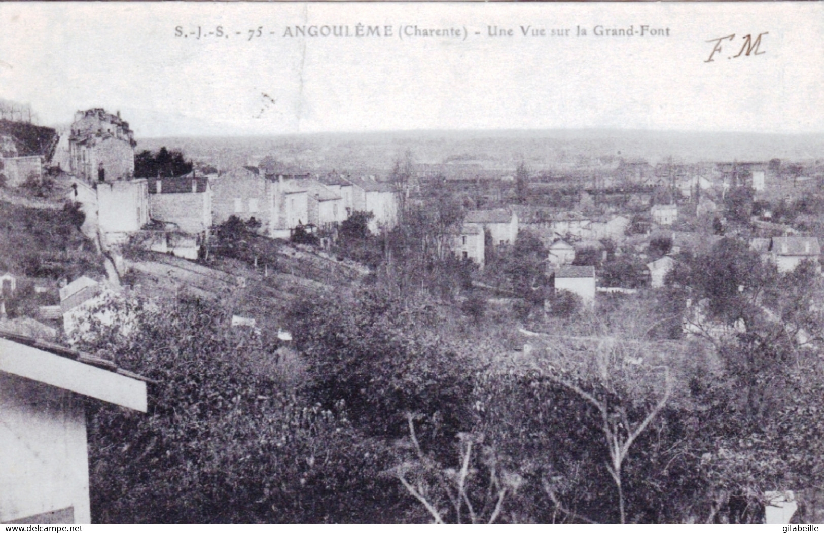 16 - Charente -  ANGOULEME - Vue Sur Le Grand Font - Angouleme