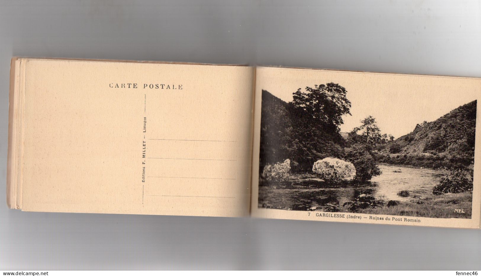 23 - LIVRET De 18 Vues (Cartes Postales)  - La Vallée De La CREUSE - Otros & Sin Clasificación