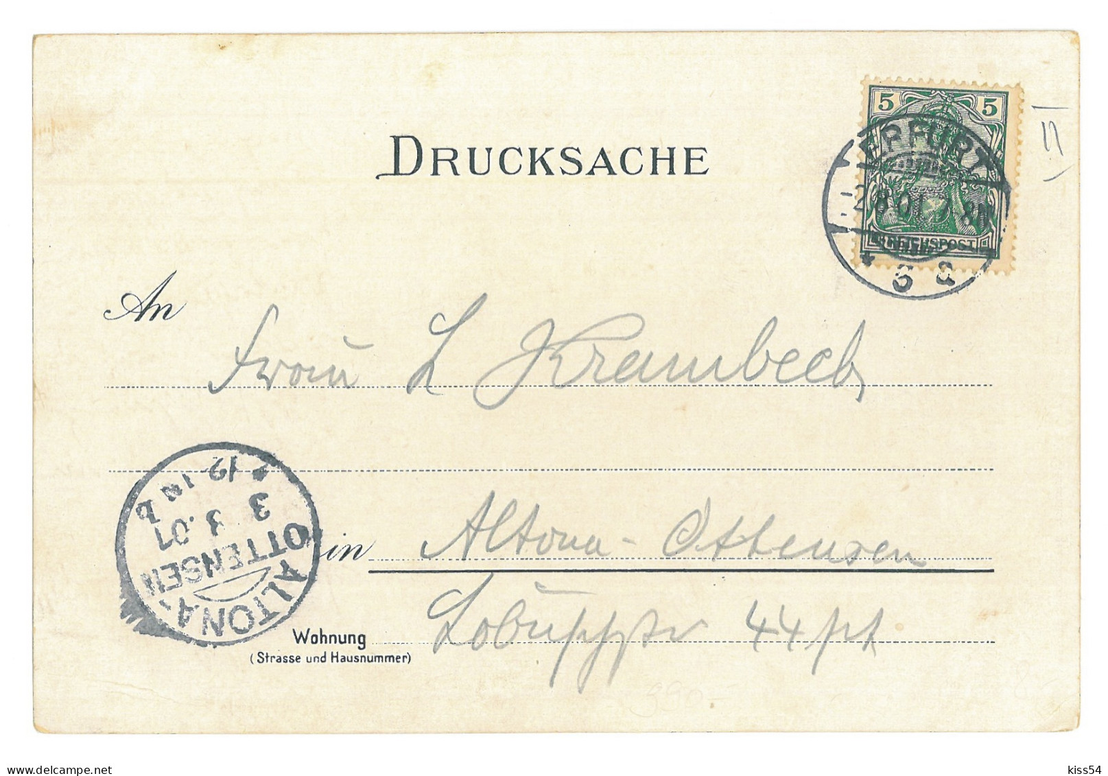 GER 60 - 16897 ERFURT, Litho, Germany - Old Postcard - Used - 1901 - Erfurt