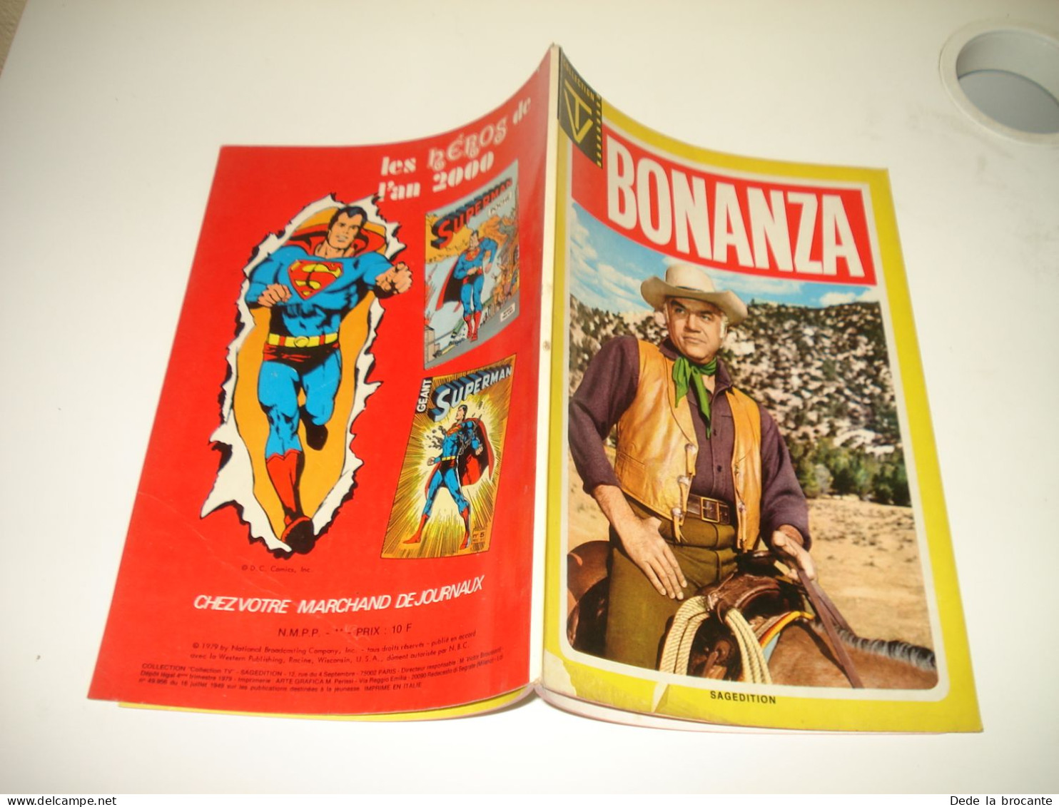 C55 ( 3 ) / Collection TV  " Bonanza "  - Sagédition - E.O De 1979  TBE - Andere & Zonder Classificatie