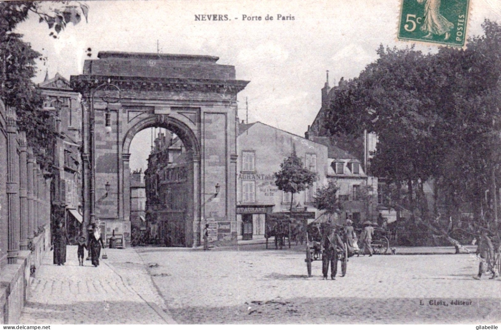 58 - Nievre - NEVERS - Porte De Paris - Nevers