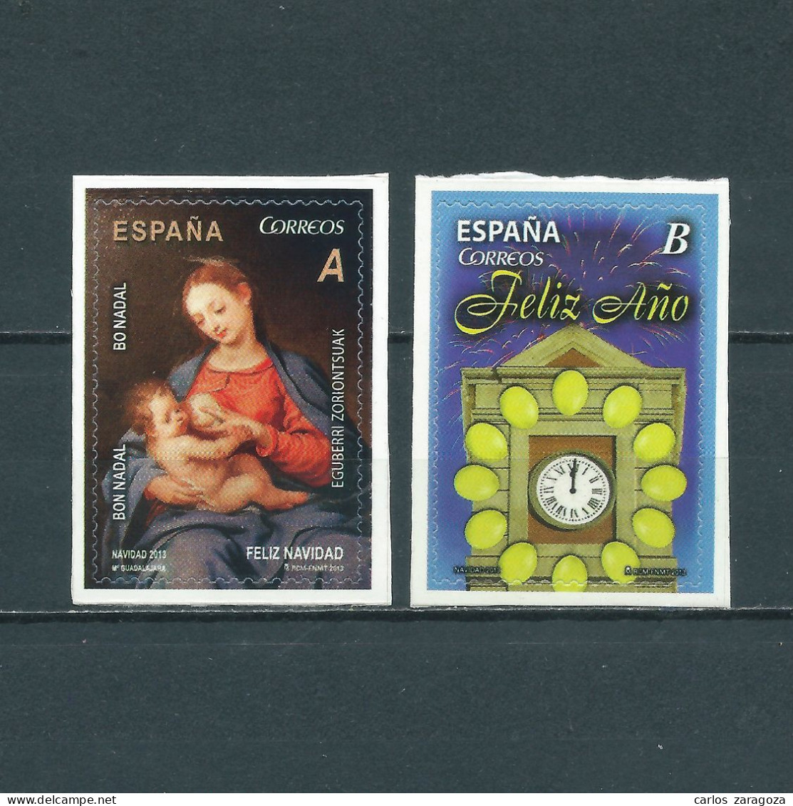 ESPAÑA 2013—NAVIDAD ** 4830/4831, YT 4534/4535, Mi 4762/66 Al Valor FACIAL—Apto Para Franqueo - Unused Stamps