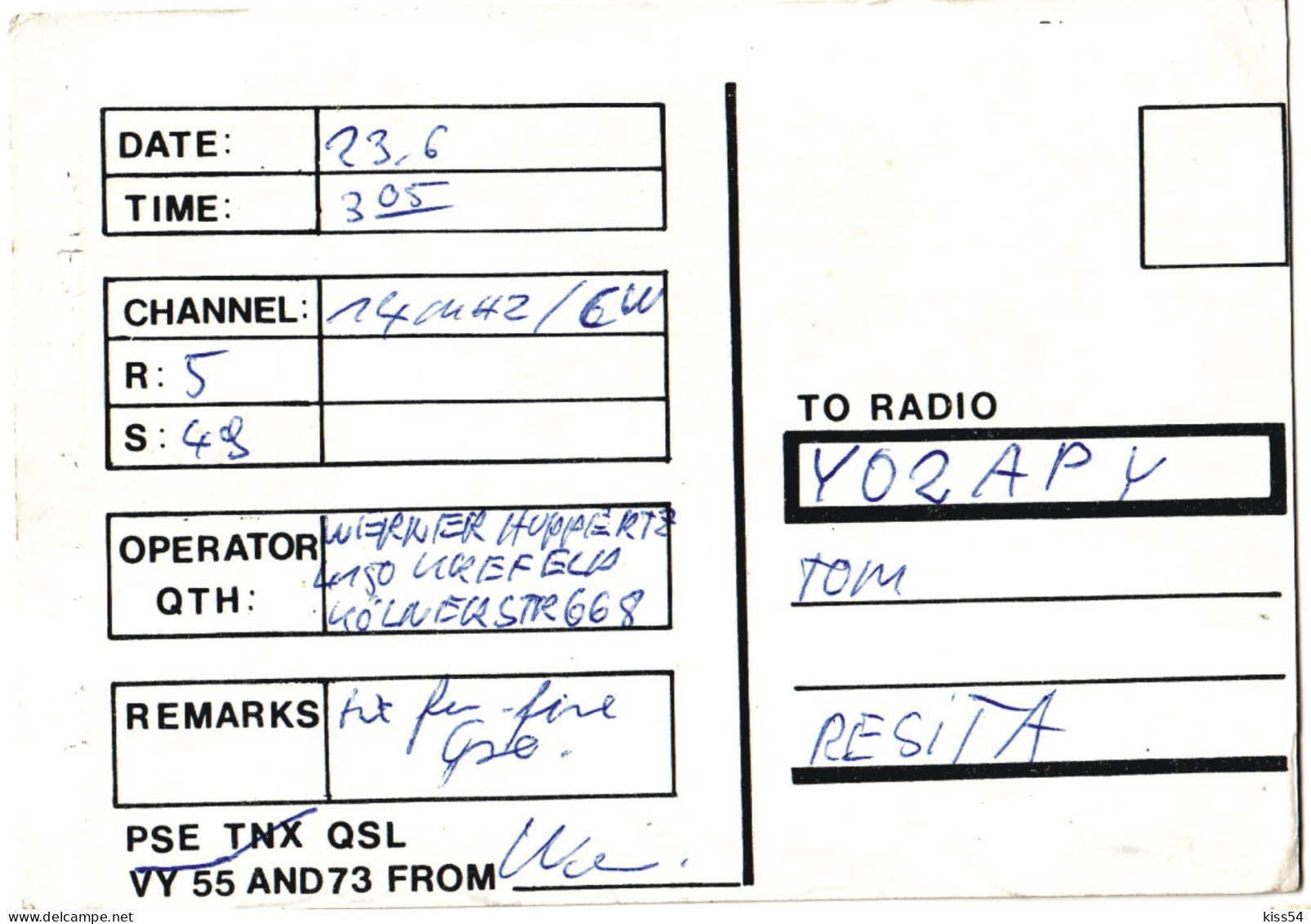 Q 42 - 113-a GERMANY  - Radio-amateur