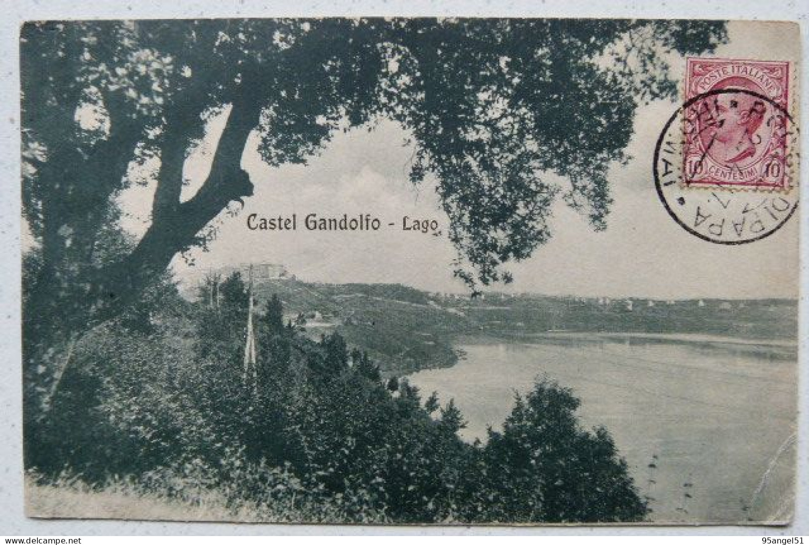 CASTEL GANDOLFO - LAGO 1917 X PARIS - Altri & Non Classificati