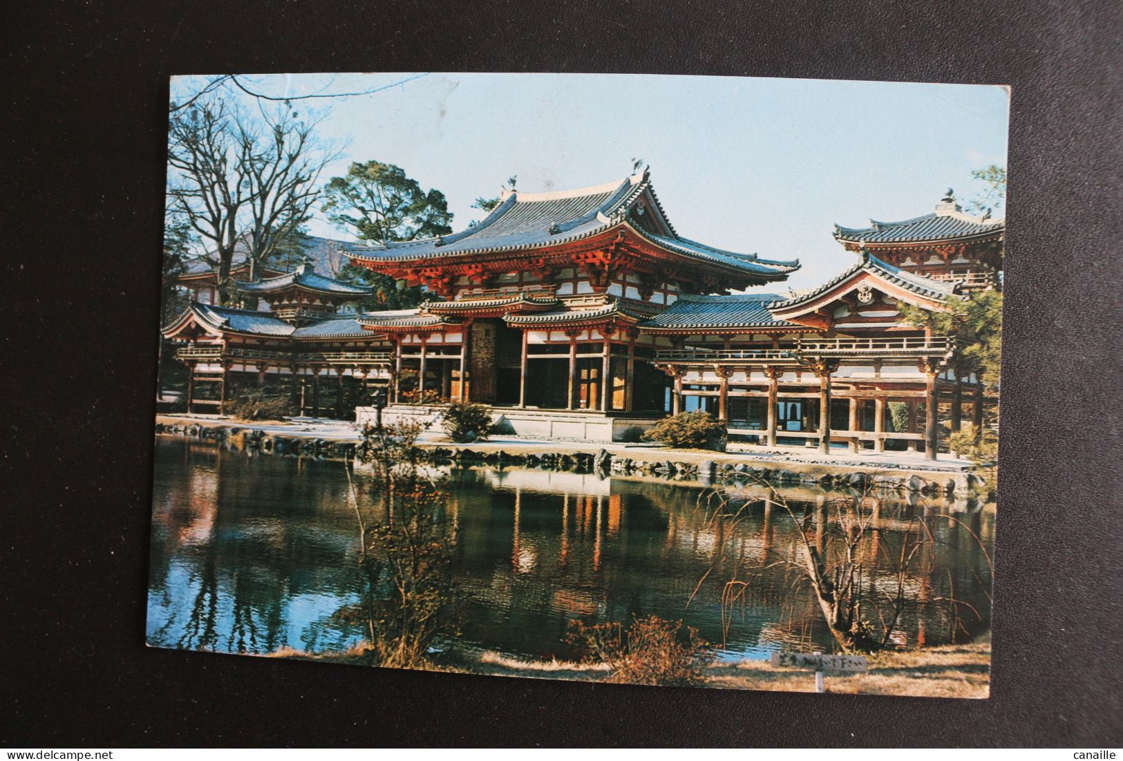 S-C 141 / Japon, Kyoto - The Beautiful Figure Of The Byodoin-Hoodo Temple Is Reflected On The Aji Pool / 1973 - Kyoto