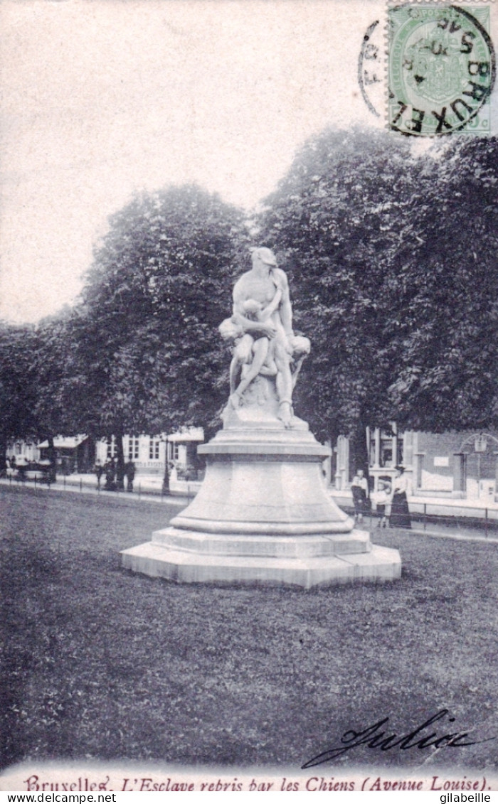 BRUXELLES -L'Esclave Repris Par Les Chiens ( Avenue Louise ) - Sonstige & Ohne Zuordnung