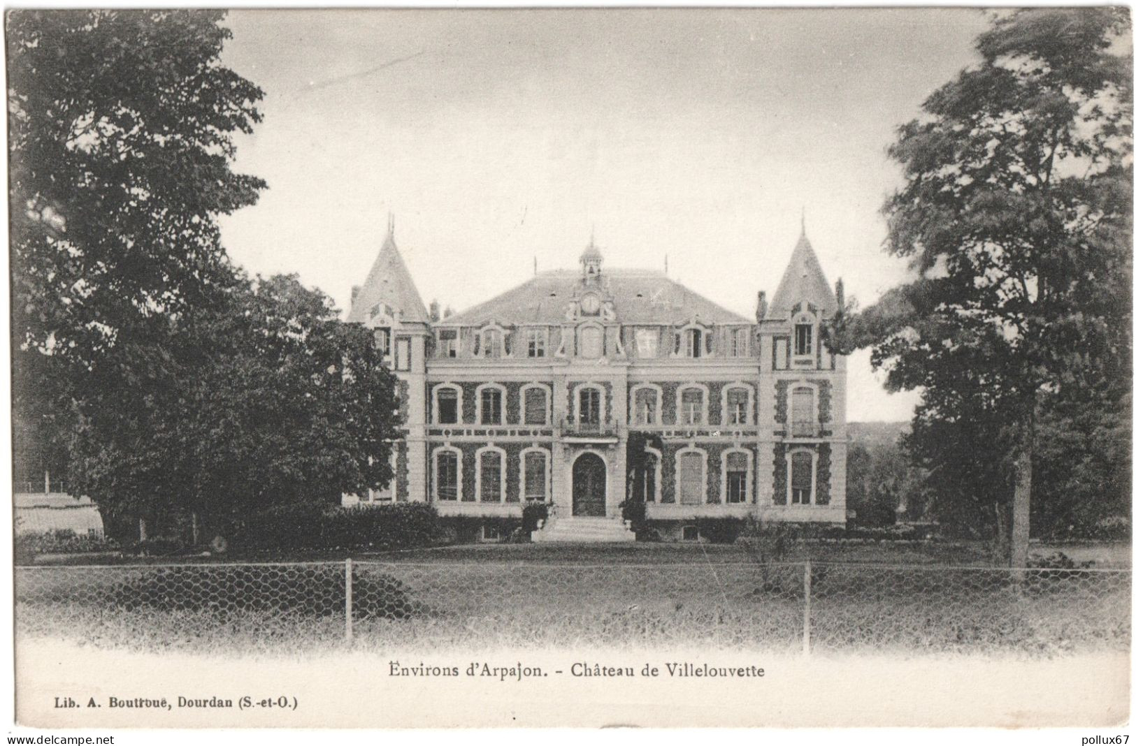 CPA DES ENVIRONS D'ARPAJON  (ESSONNE)  CHÂTEAU DE VILLELOUVETTE - Arpajon