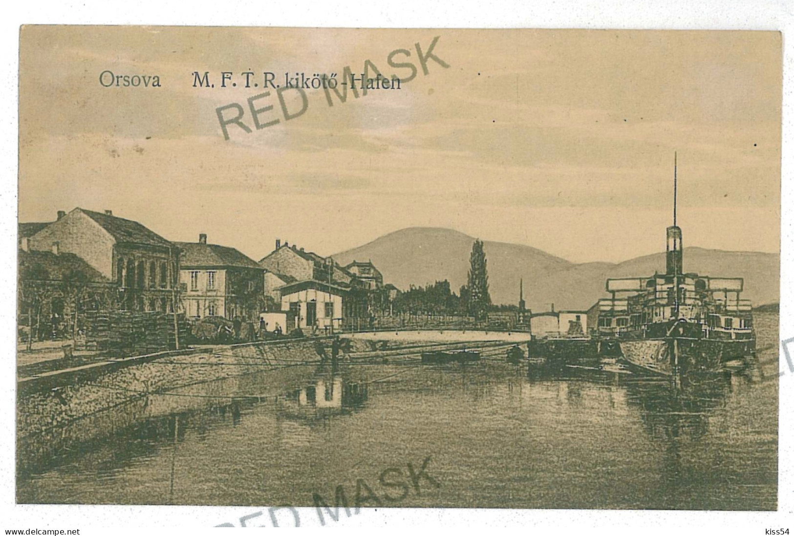 RO 81 - 10529 ORSOVA, Harbor, Romania - Old Postcard - Unused - Romania