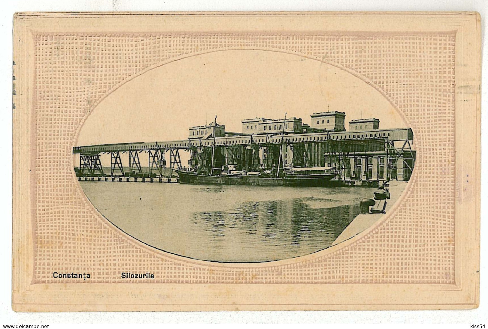RO 81 - 1529  Constanta, SILOZURILE - Old Postcard - Used - 1913 - Rumania