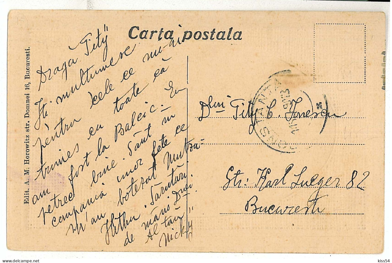 RO 81 - 1529  Constanta, SILOZURILE - Old Postcard - Used - 1913 - Roumanie