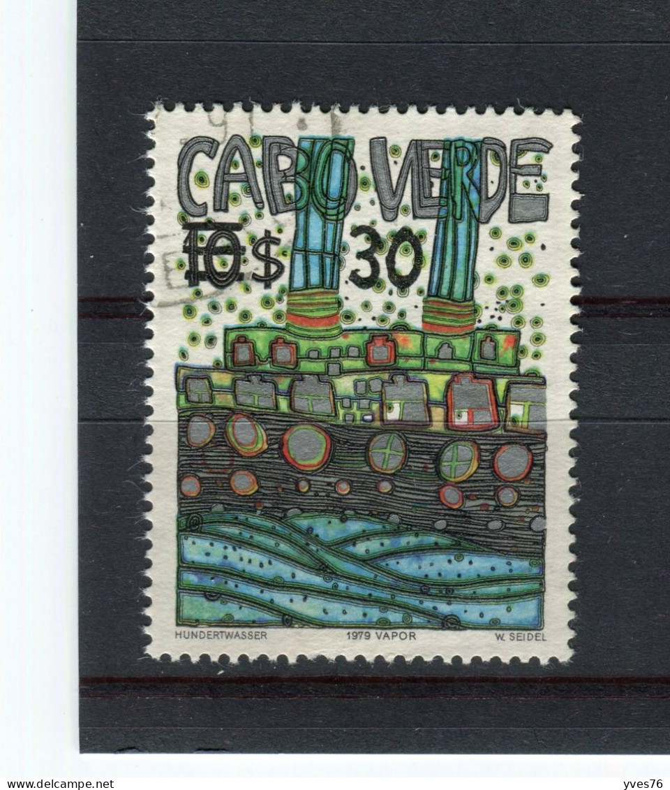 CAP VERT - Y&T N° 492° - Art - Hundertwasser - Cape Verde