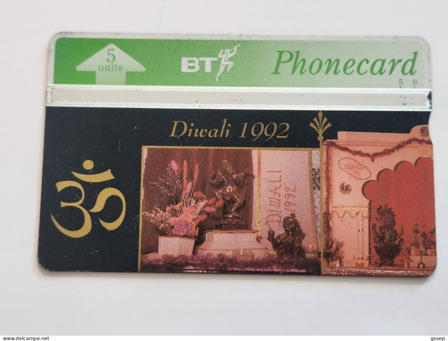 United Kingdom-(BTG-077)-Diwali 1992(1)-English Text-(98)(5units)(227A95282)(tirage-4.846)(price Cataloge-2.50£-used) - BT Allgemeine