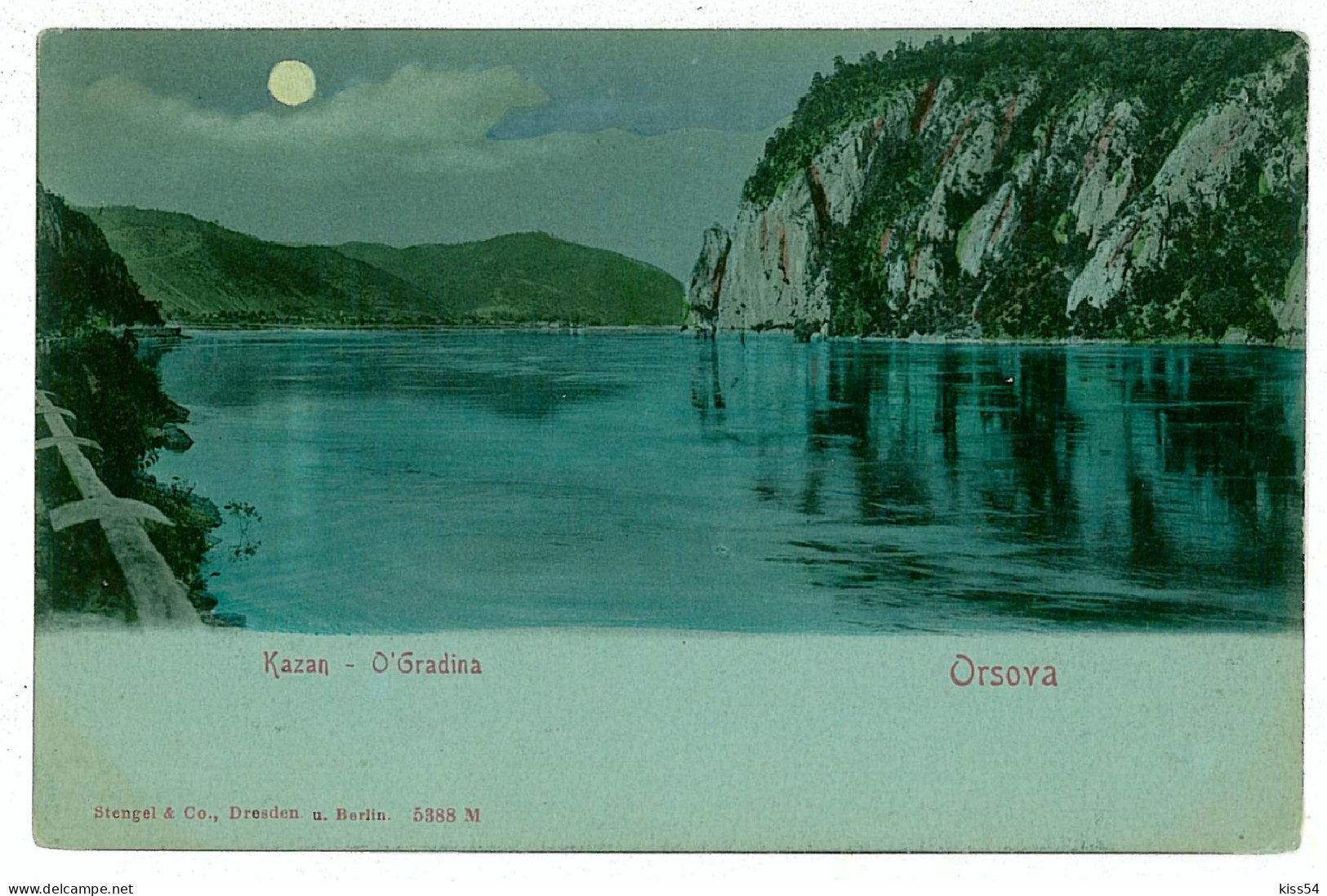 RO 81 - 6295 ORSOVA, Danube Kazan, Litho, Romania - Old Postcard - Unused - Roumanie