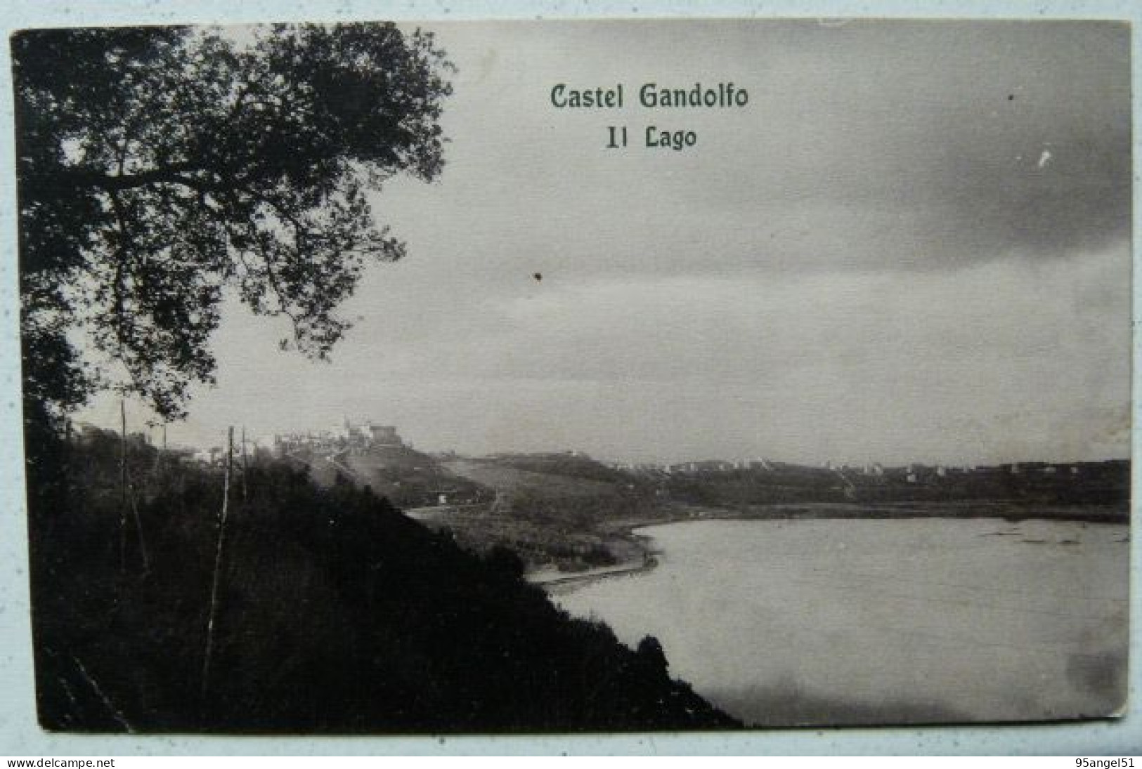 CASTEL GANDOLFO - IL LAGO 1909 X EDOLO BRESCIA - Otros & Sin Clasificación