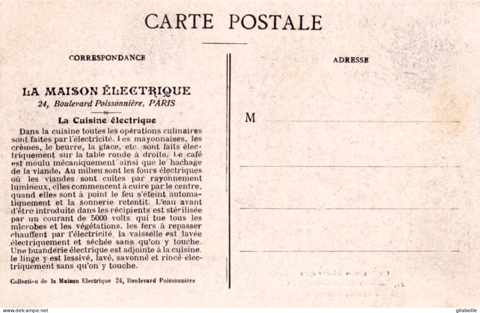 75 - PARIS 09 - Boulevard Poissonniere - La Cuisine Electrique - Paris (09)