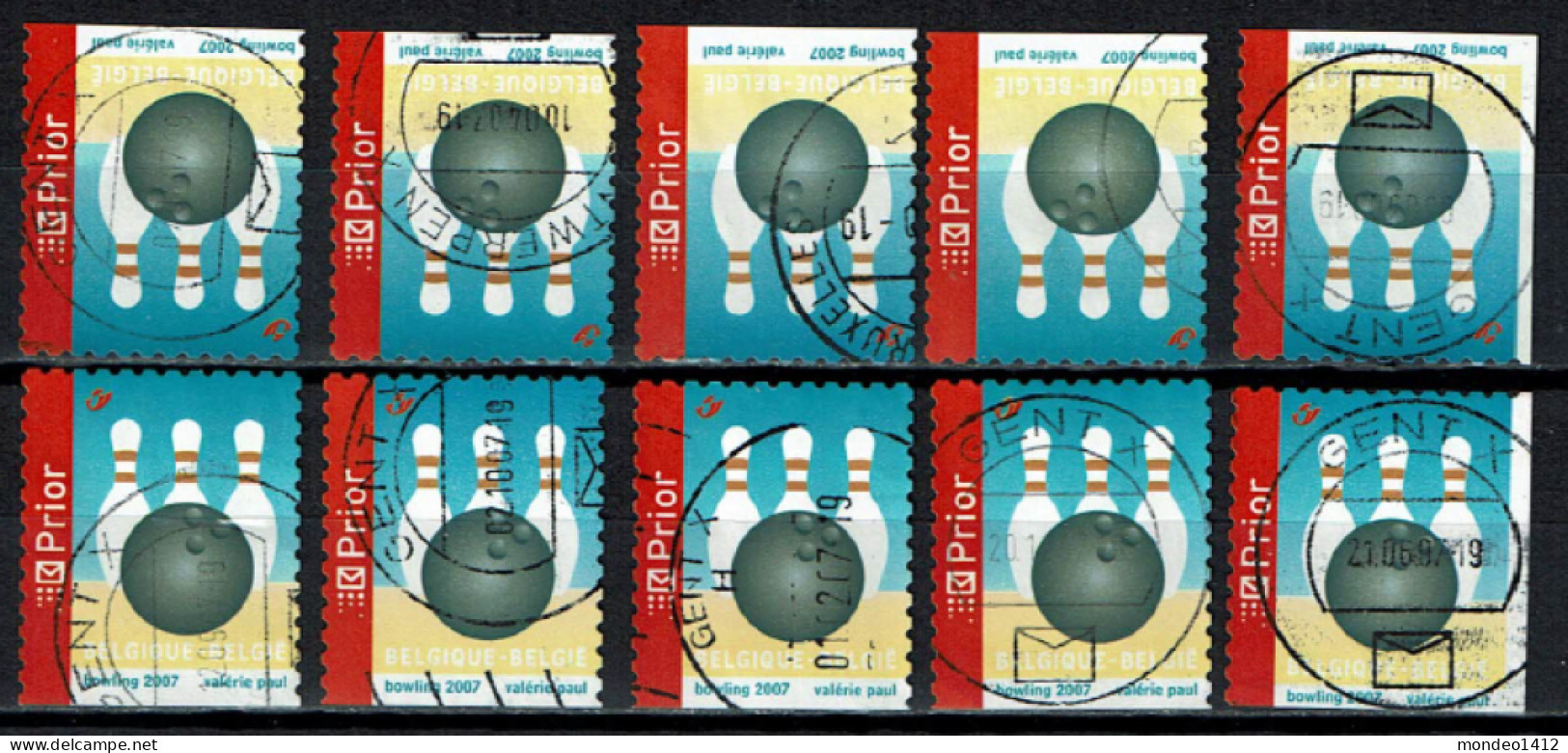 België OBP 3604 - Zegels Uit Boekje B72 - Sport, Bowling - Used Stamps