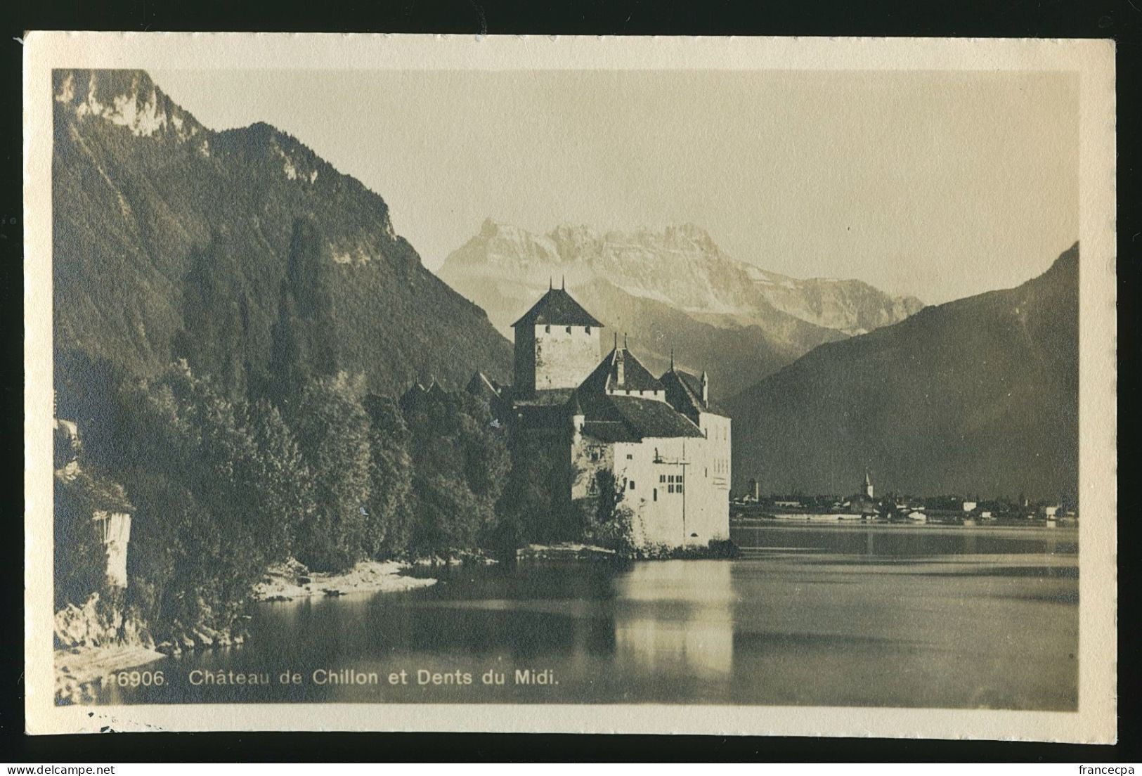 14545 - SUISSE -  CHÂTEAU DE CHILLON Et Dents Du Midi - Autres & Non Classés