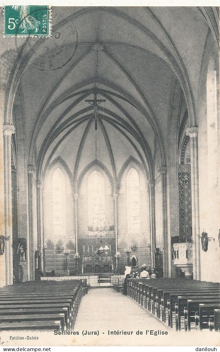 39 // SELLIERES   Intérieur De L'église - Altri & Non Classificati