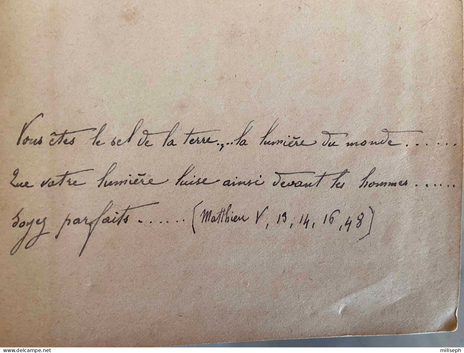 La SAINTE BIBLE Ou L’ANCIEN ET LE NOUVEAU TESTAMENT Offerte Par Alexandra David-Néel, Orientaliste, à  A.J HAUSTONT 1893 - Explorers & Adventurers