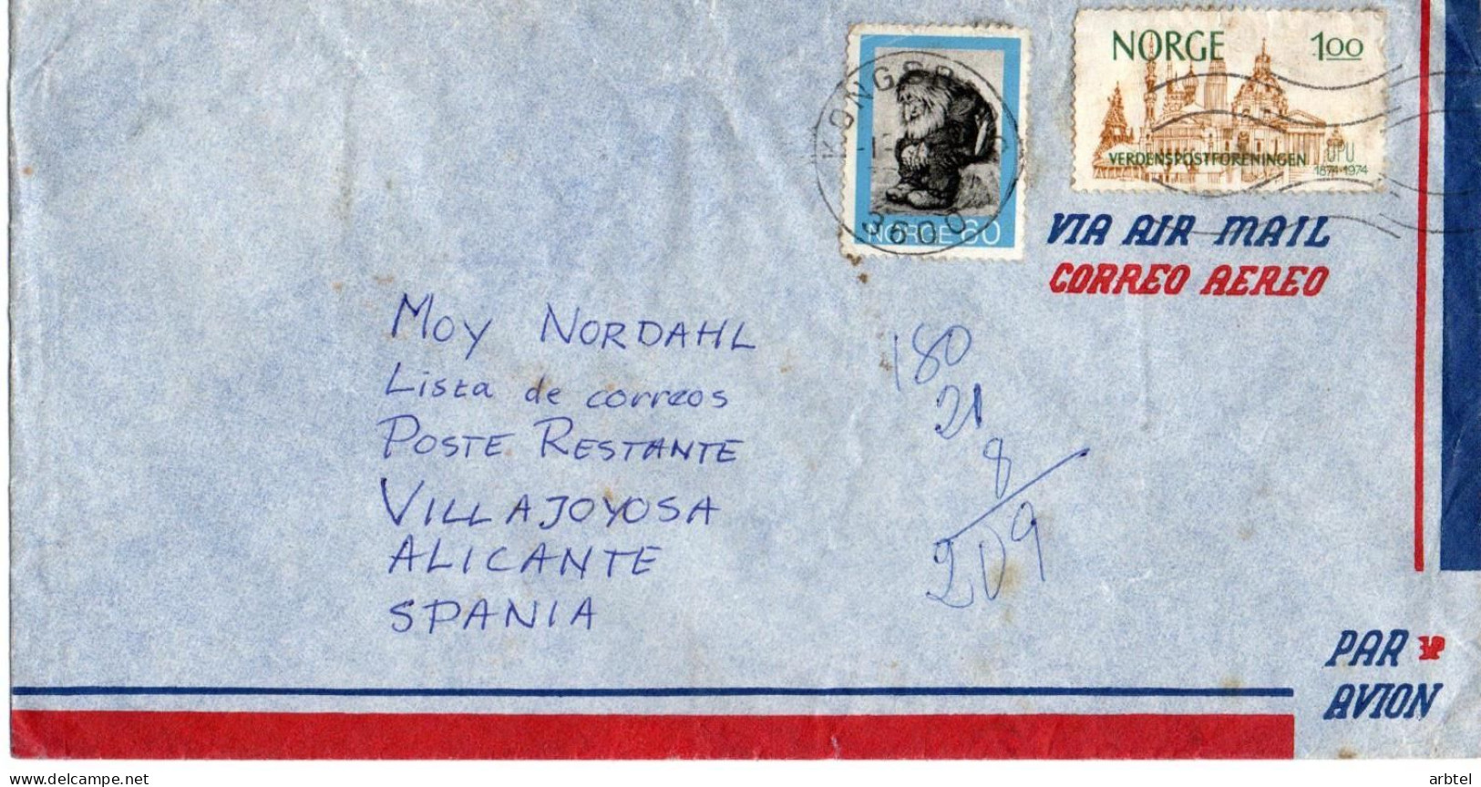 NORUEGA CC 1975 ARQUITECTURA - Chiese E Cattedrali