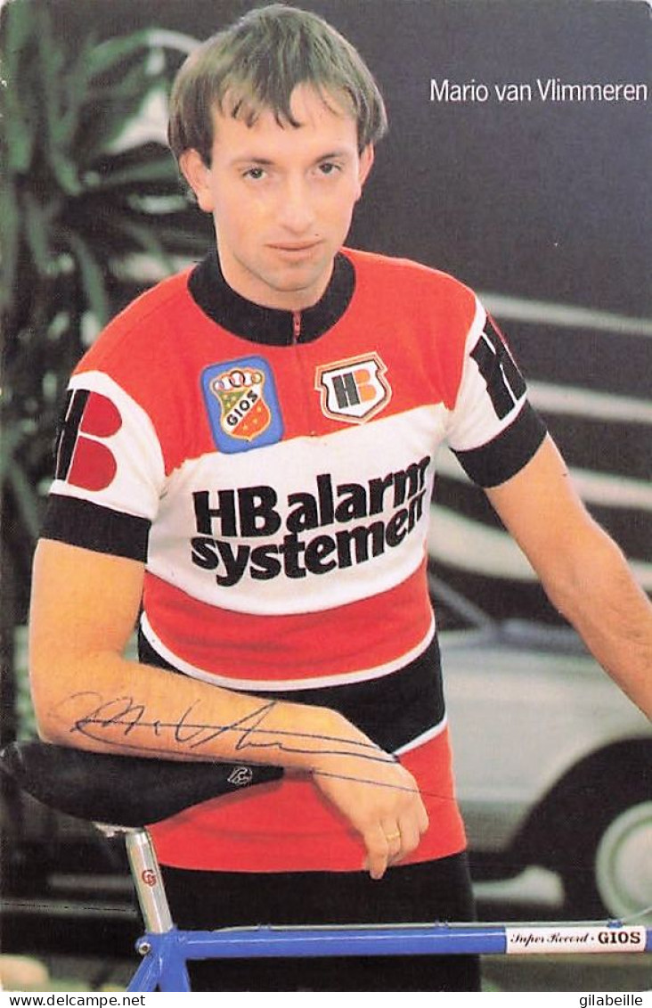 Vélo Coureur Cycliste Neerlandais Mario Van Vlimmeren - Team HB Alarm  - Cycling - Cyclisme - Ciclismo - Wielrennen - Radsport