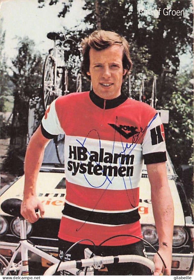 Vélo Coureur Cycliste Neerlandais Roelof Groen - Team HB Alarm  - Cycling - Cyclisme - Ciclismo - Wielrennen - Dedicace - Radsport