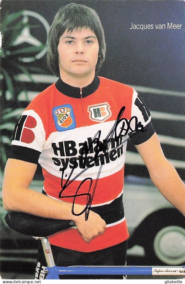 Vélo Coureur Cycliste Neerlandais Jacques Van Meer - Team HB Alarm -cycling - Cyclisme - Ciclismo - Wielrennen Dedicace - Cycling