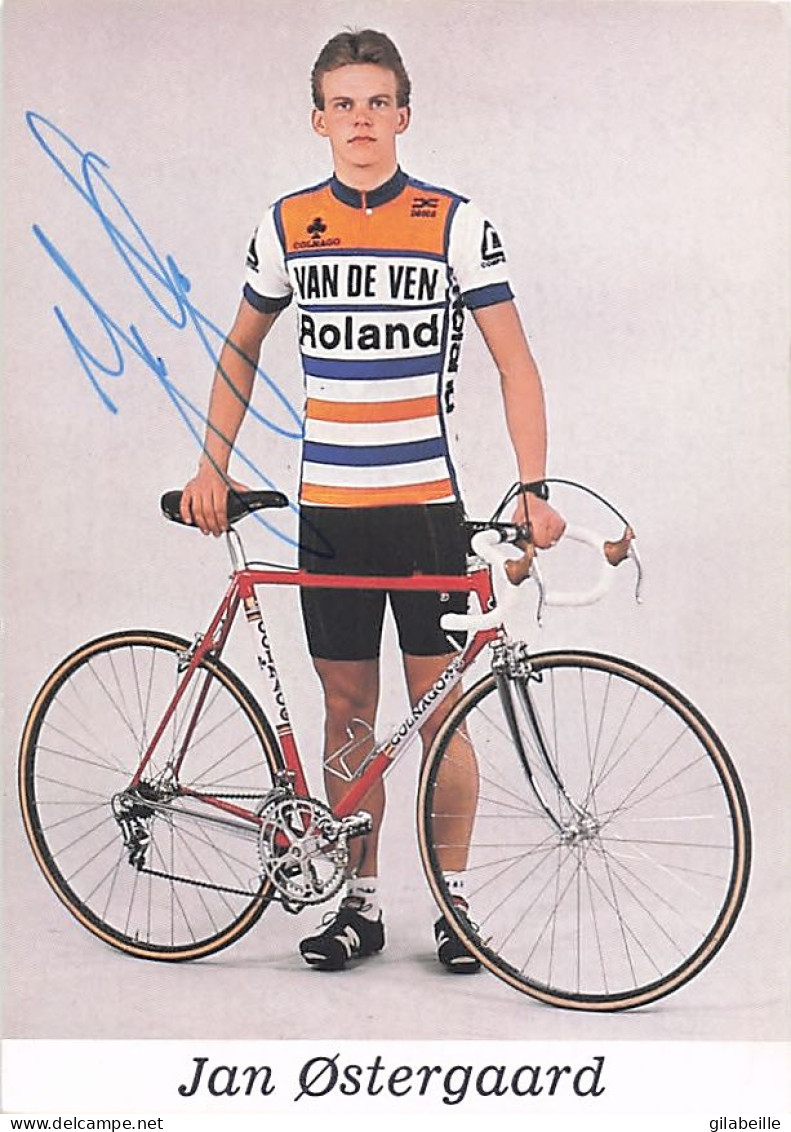 Vélo Coureur Cycliste Danois Jan Ostergaard - Team Roland -  -cycling - Cyclisme - Ciclismo - Wielrennen Dedicace - Wielrennen