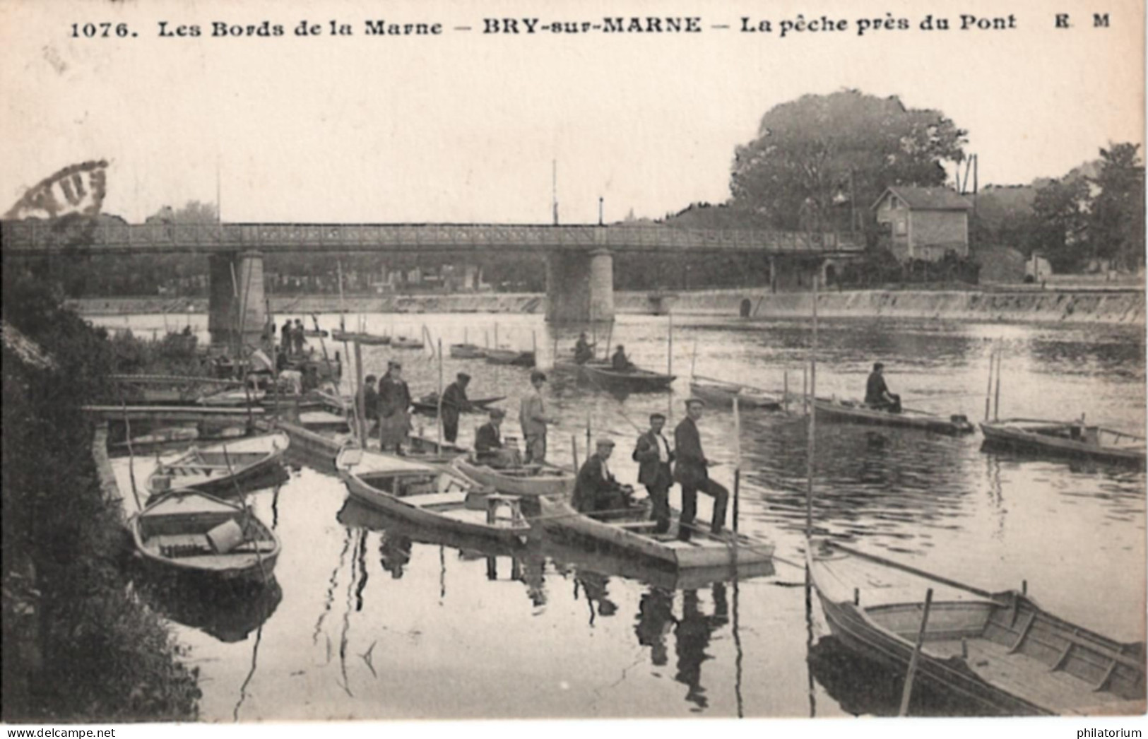 94  BRY Sur MARNE  La Pêche Près Du Pont  Les Bords De Marne - Bry Sur Marne