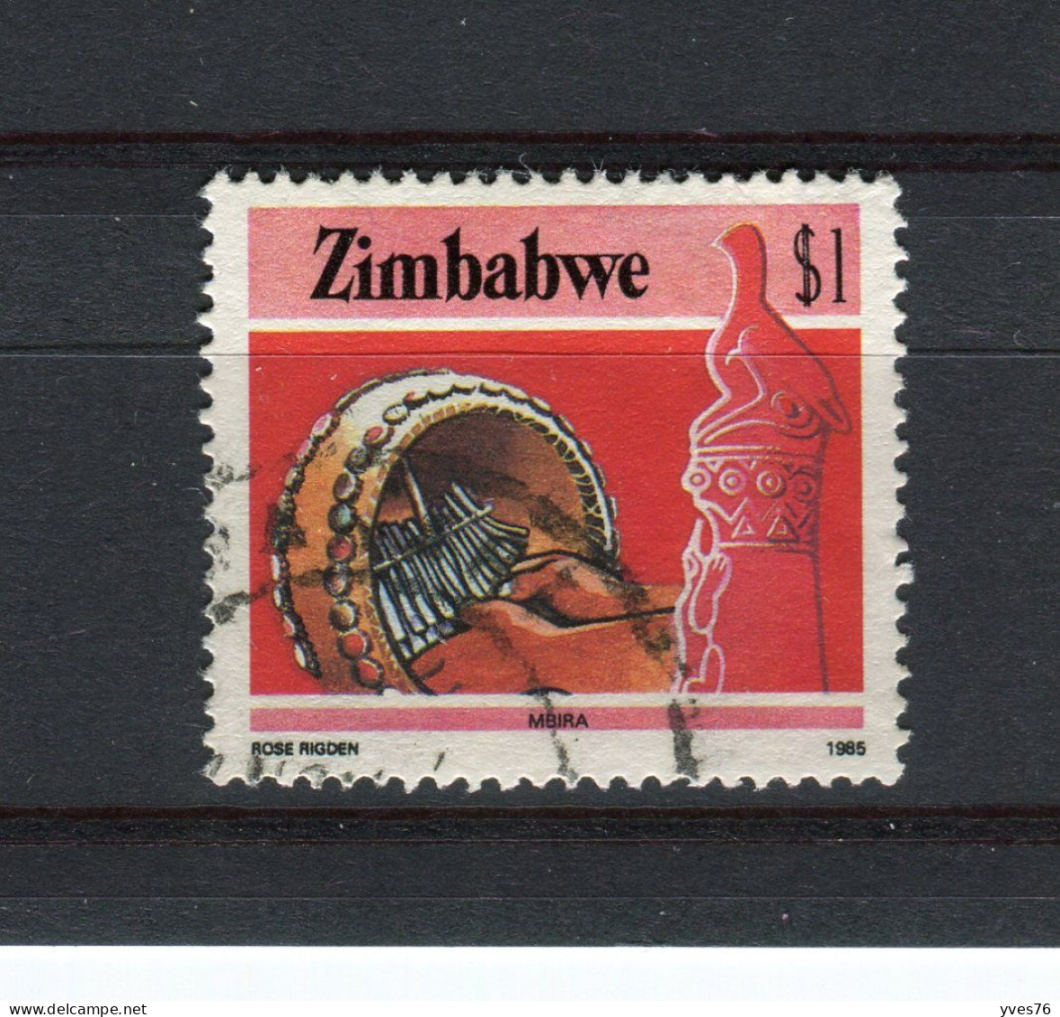 ZIMBABWE - Y&T N° 102° - Instrument De Musique - Zimbabwe (1980-...)