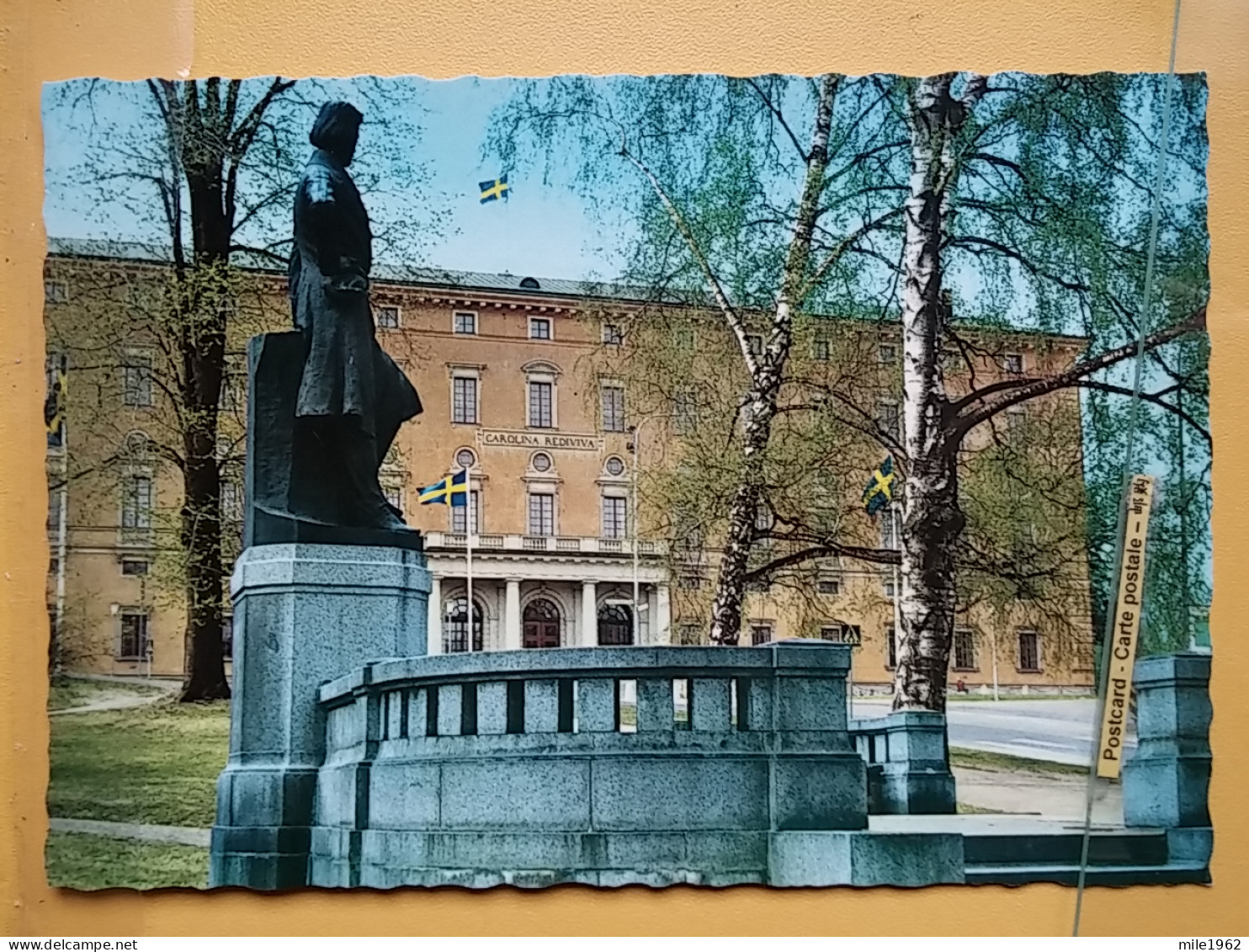 KOV 536-6 - SWEDEN, UPPSALA, STATUE CAROLINA REDIVIVA - Suède