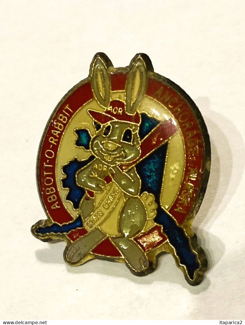 PINS ABBOT-O-RABBIT ANCHORAGE  ALASKA / 33NAT - Disney