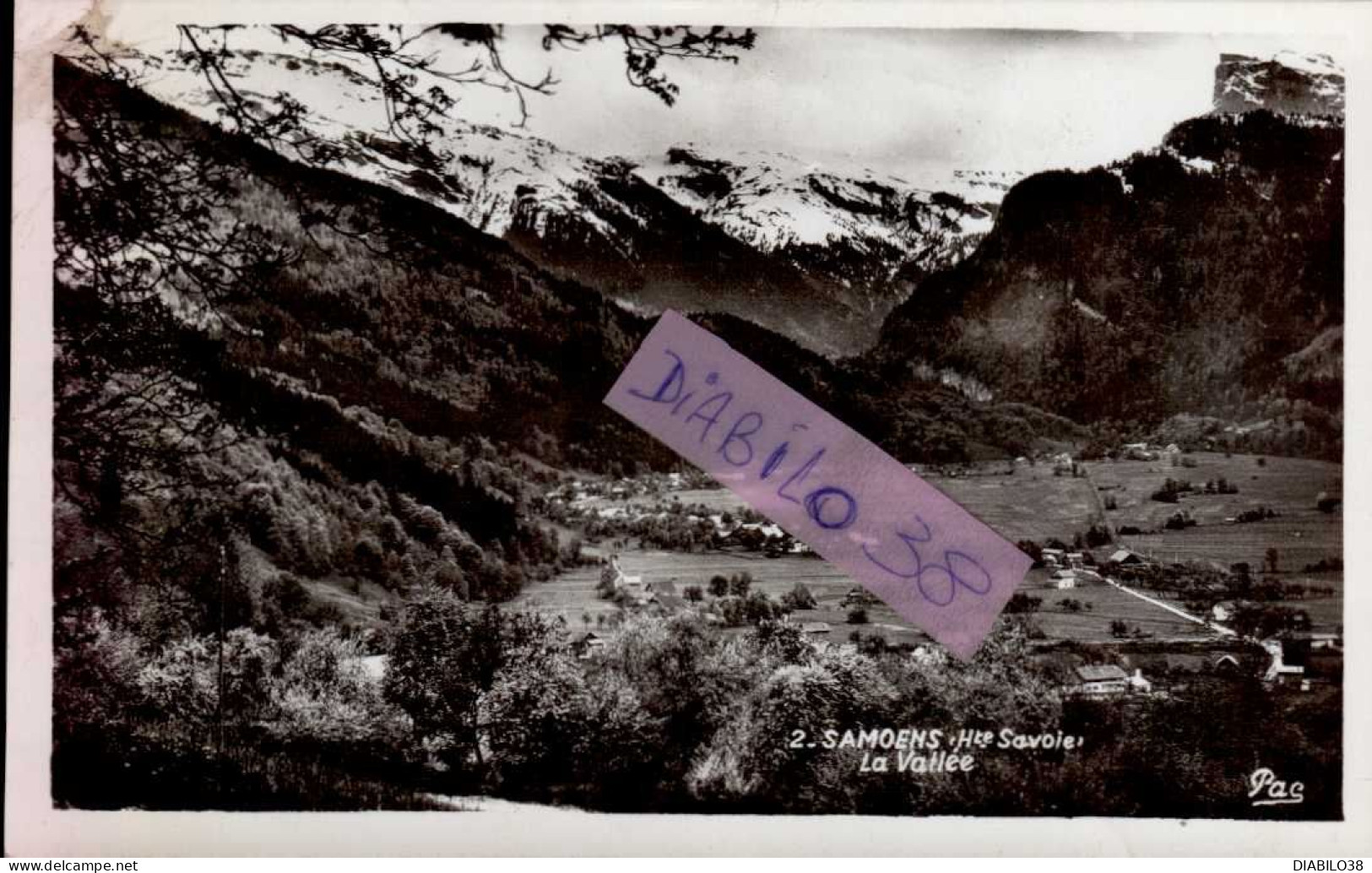 SAMOENS      ( HAUTE-SAVOIE )  LOT DE 3 CARTES . LA VALLEE. MULTI-VUES - Samoëns