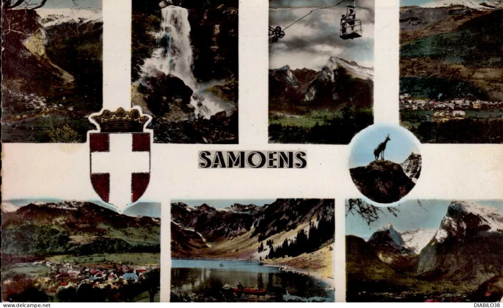 SAMOENS      ( HAUTE-SAVOIE )  LOT DE 3 CARTES . LA VALLEE. MULTI-VUES - Samoëns