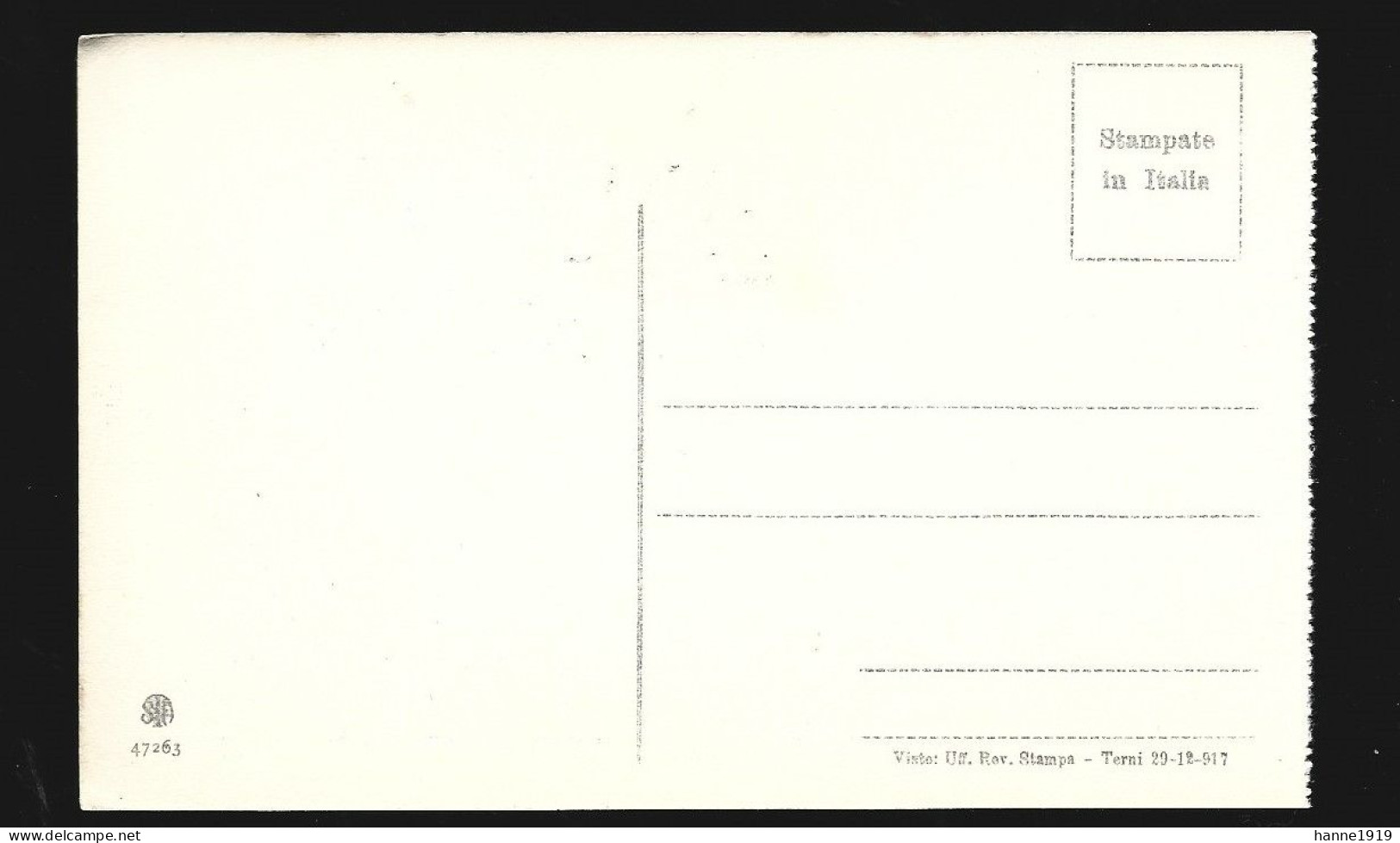 Terni Cascata Delle Marmore Parte Centrale Poste Italiane 1921 Cachet Terni Htje - Terni