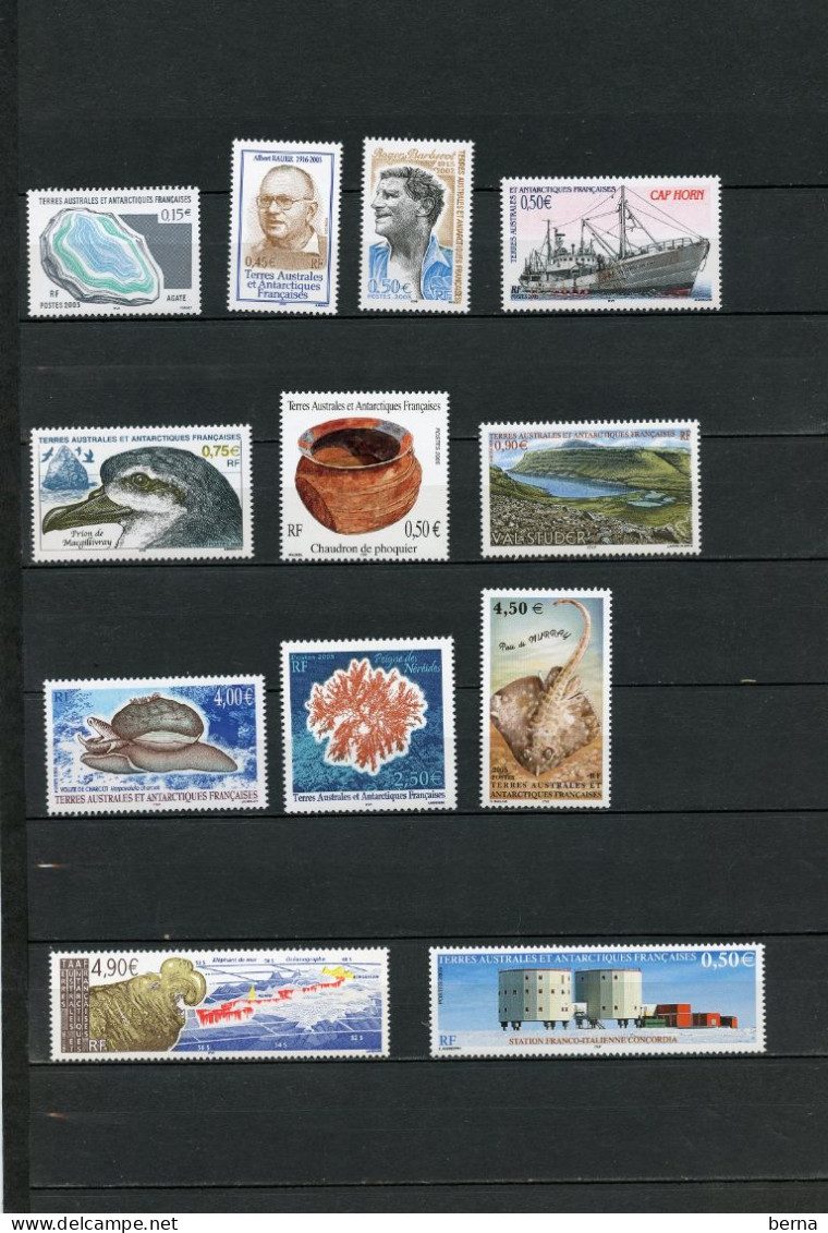 TAAF 2005 ANNEE 404/434 LUXE NEUF SANS CHARNIERE--SANS LE CARNET DE VOYAGE 418/429A - Unused Stamps