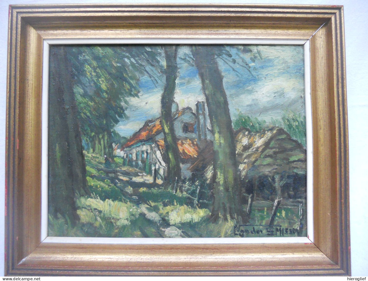 VAN DER SMISSEN Leo - Schilderij O/D Peinture HsT Signé Brugse School Dendermonde Brugge Oostende Gent Vandersmissen - Olii