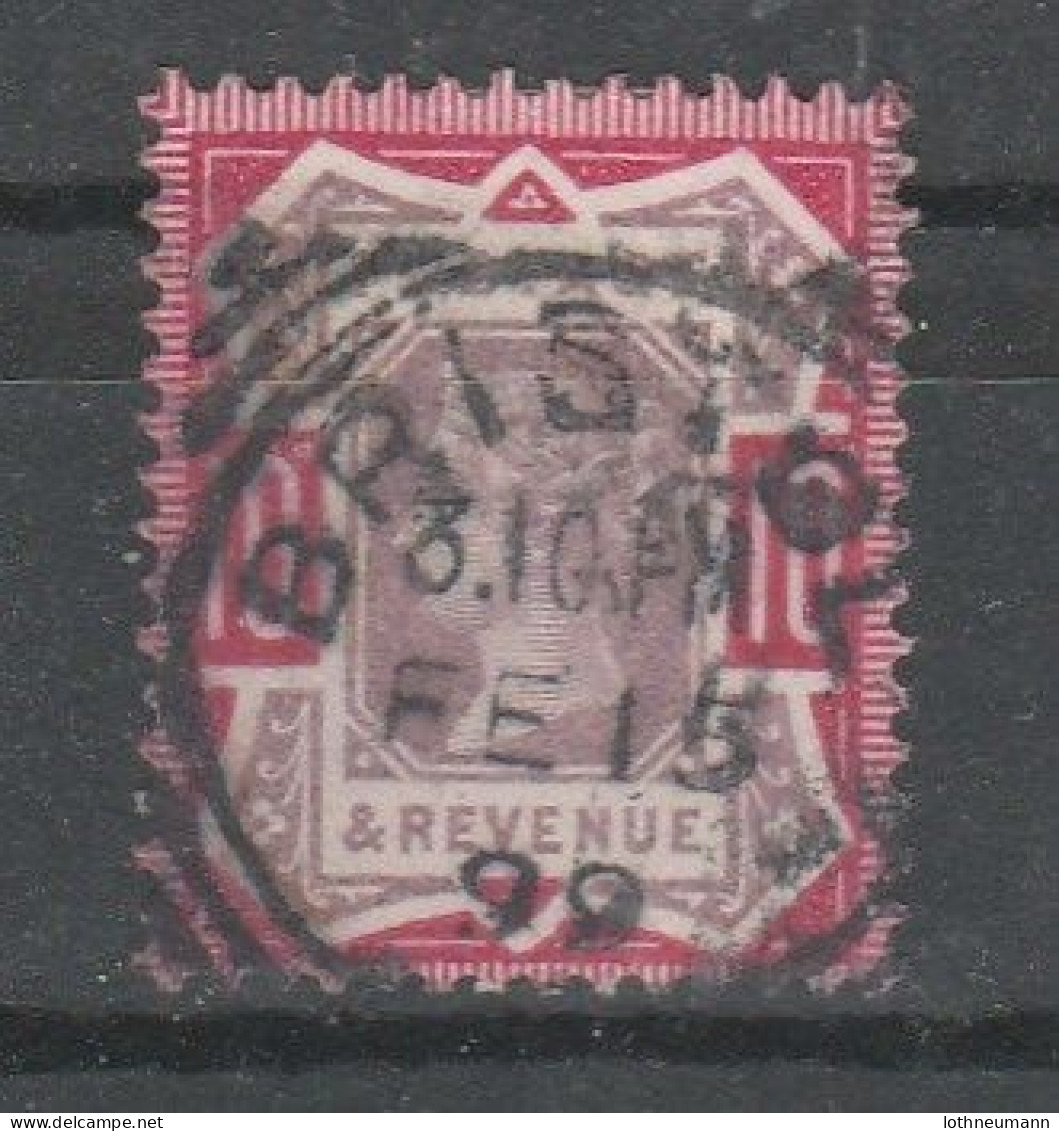 GB 1890: 10 D QV "Jubilee Issue" Used: Michel-No. 96       O - Oblitérés