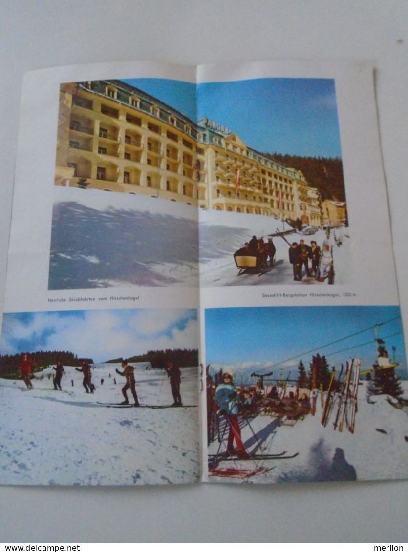 D202239   Tourism Borchure - Grand Hotel Panhans -Semmering  - Österreich    1960's - Tourism Brochures