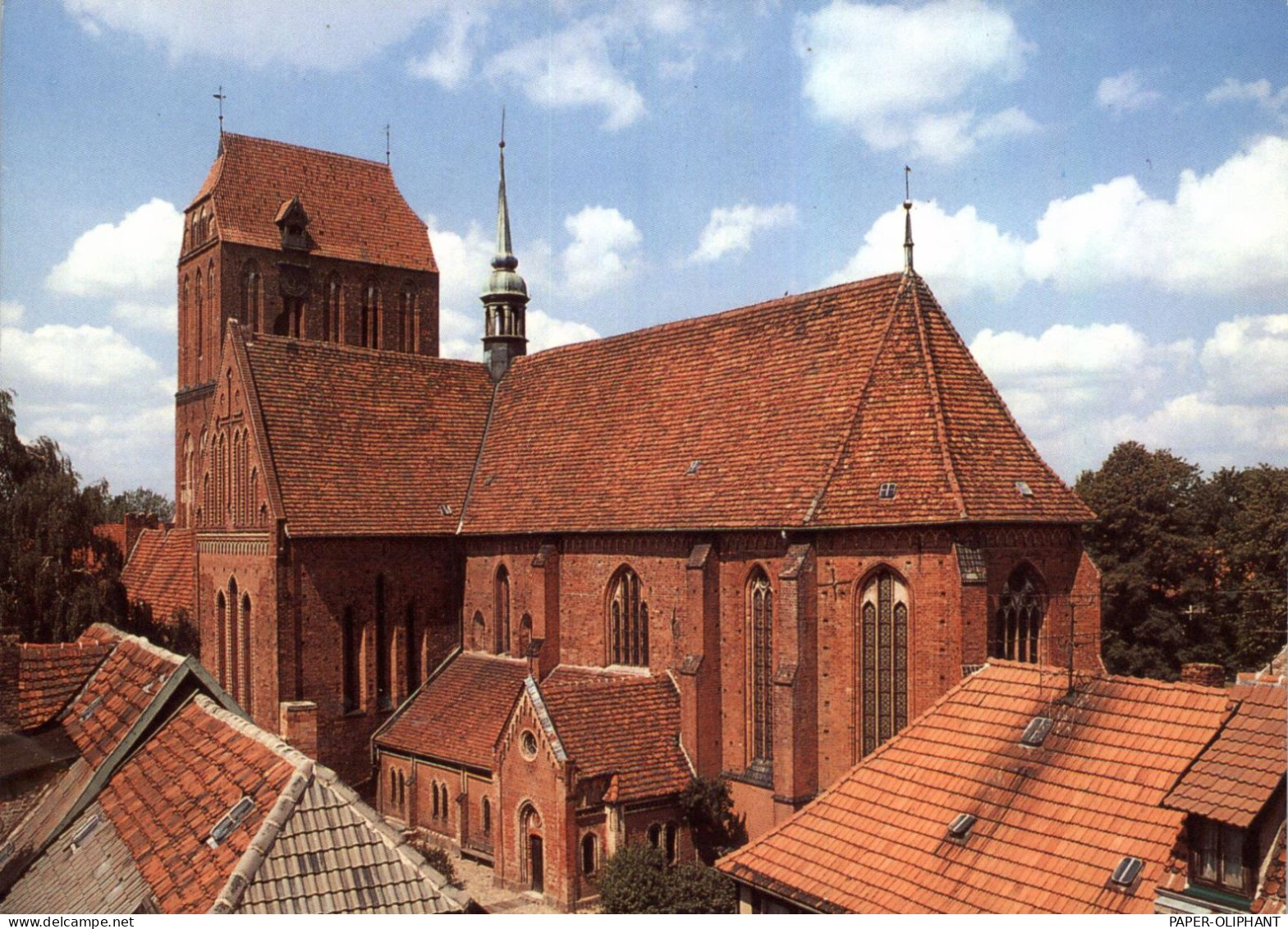 0-2600 GÜSTROW, Dom, Ansicht Von Südosten, DKV Deutscher Kunst Verlag - Güstrow