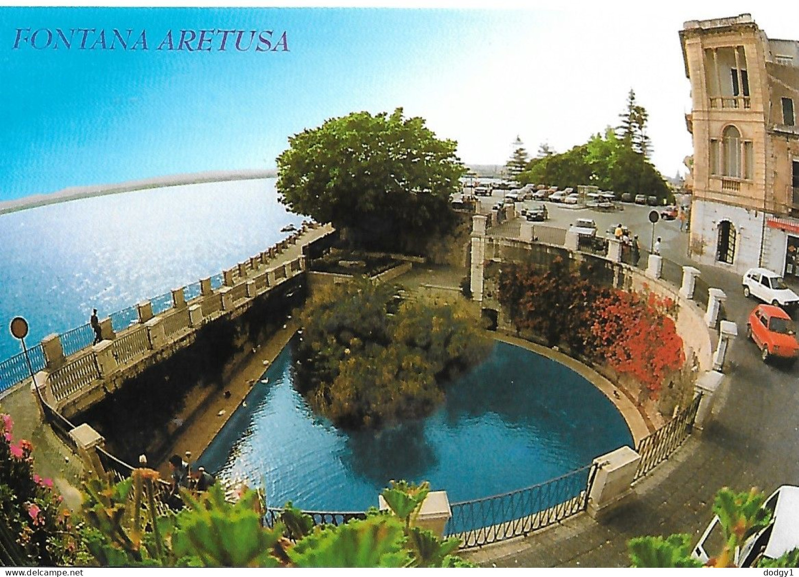 ARETUSA FOUNTAIN, SIRACUSA, SICILY, ITALY. UNUSED POSTCARD Ms1 - Siracusa